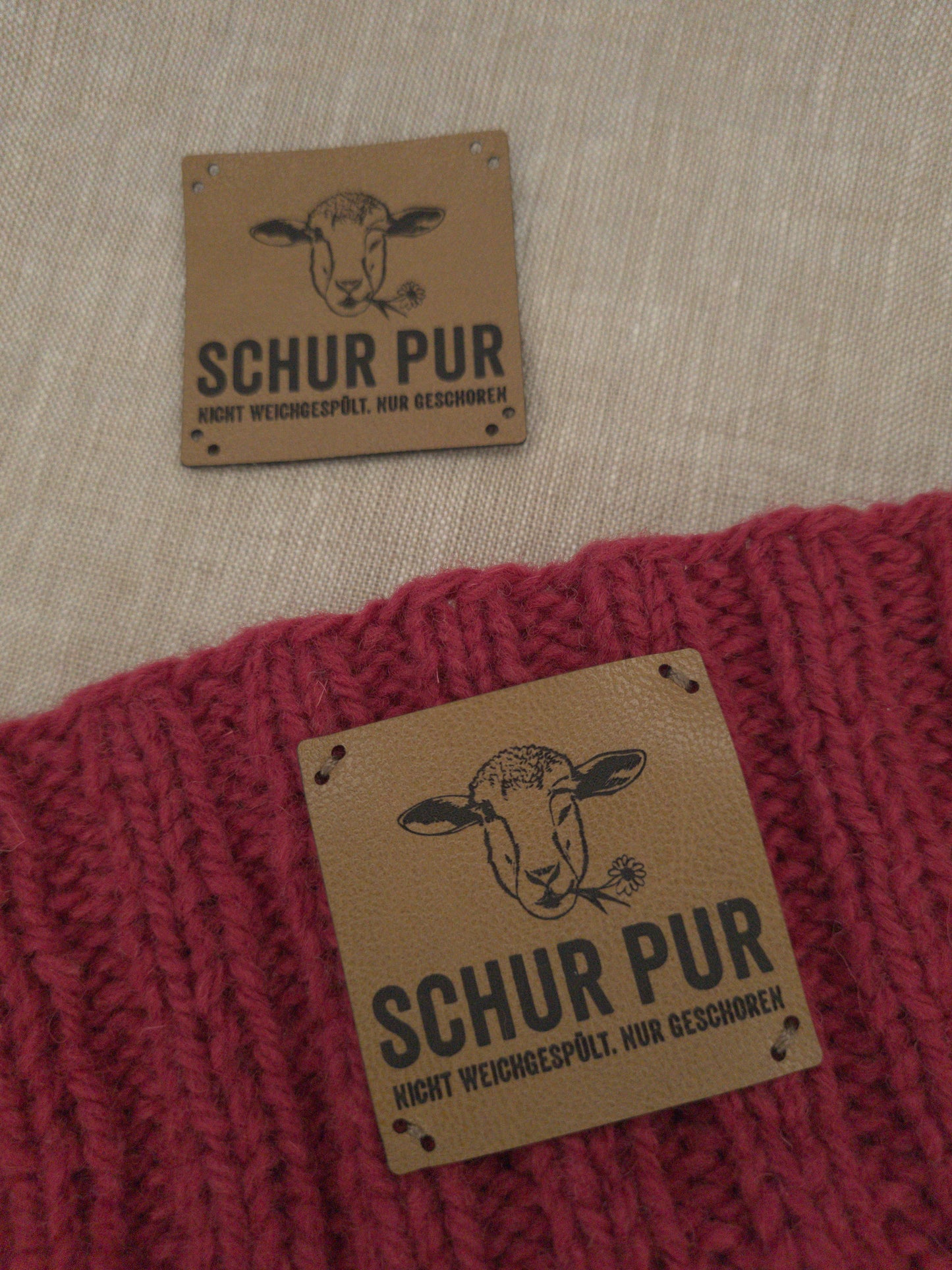 Label mit SCHUR PUR Logo